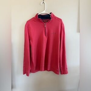 Greg Norman Red 1/4 Zip Men's Pullover Size Medium